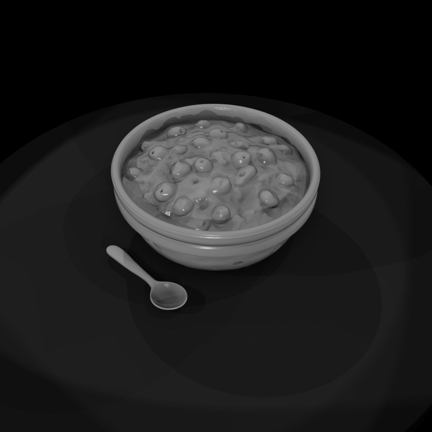 Cranberry Sauce Bowl & Spoon