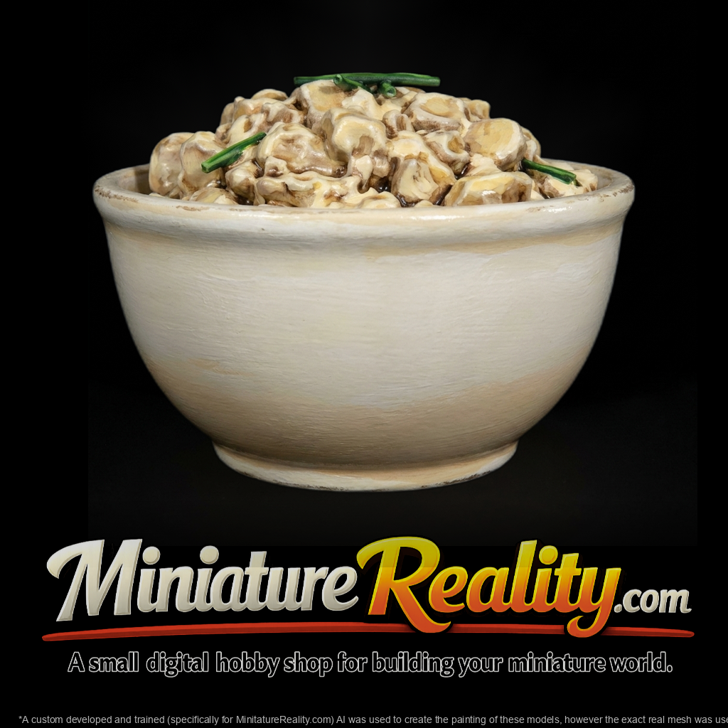 Bowl of Potato Salad Miniature