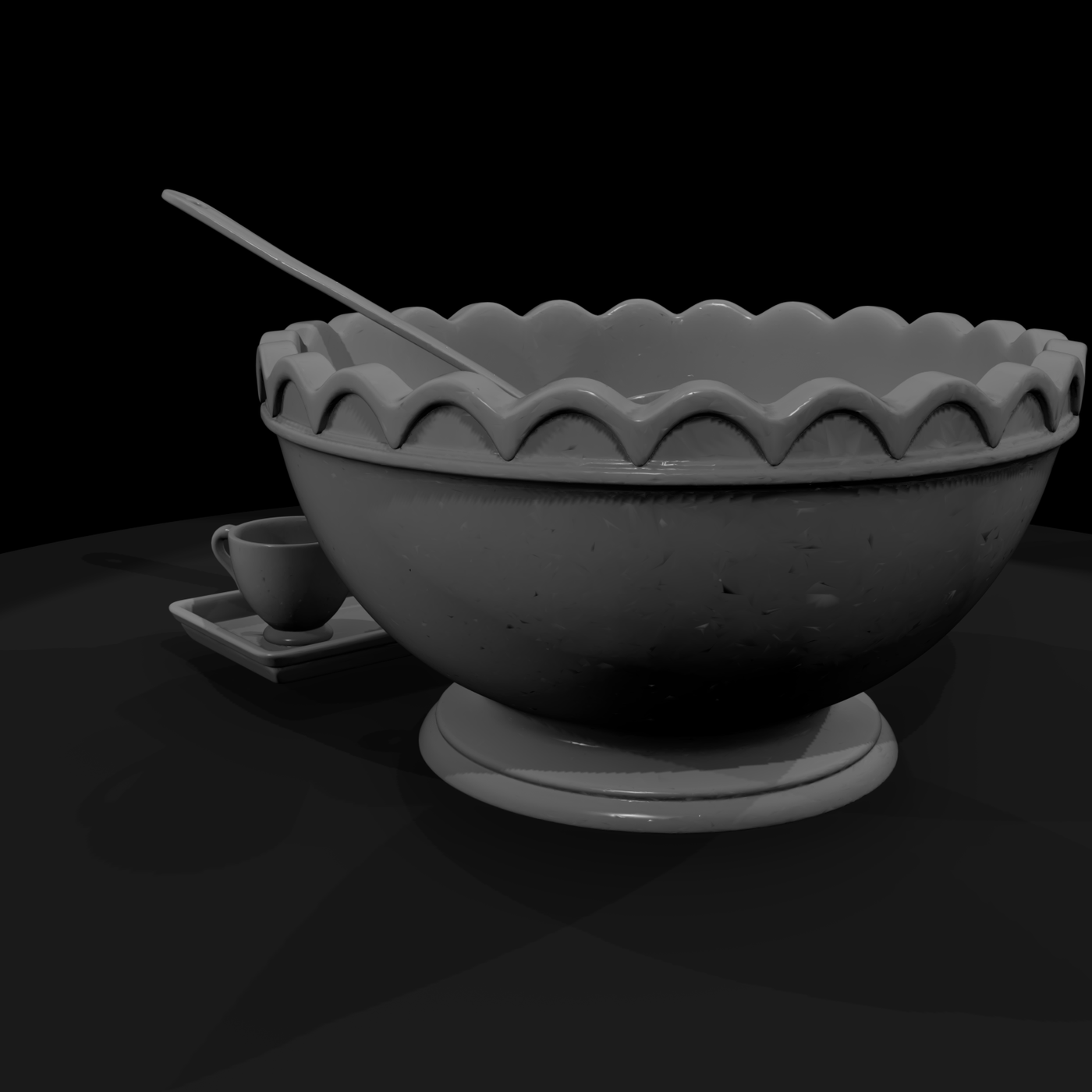 Victorian Punch Bowl Set