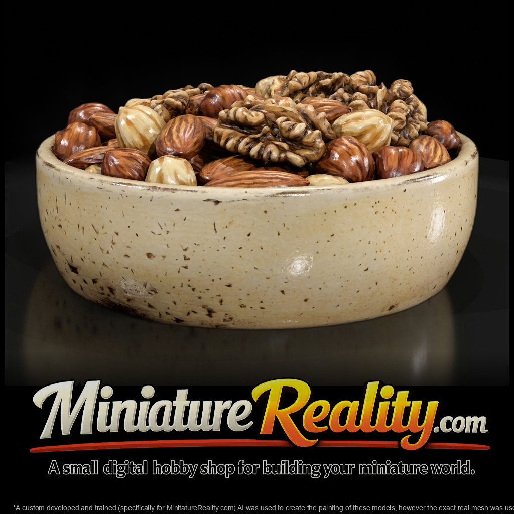 Miniature Bowl of Roasted Nuts