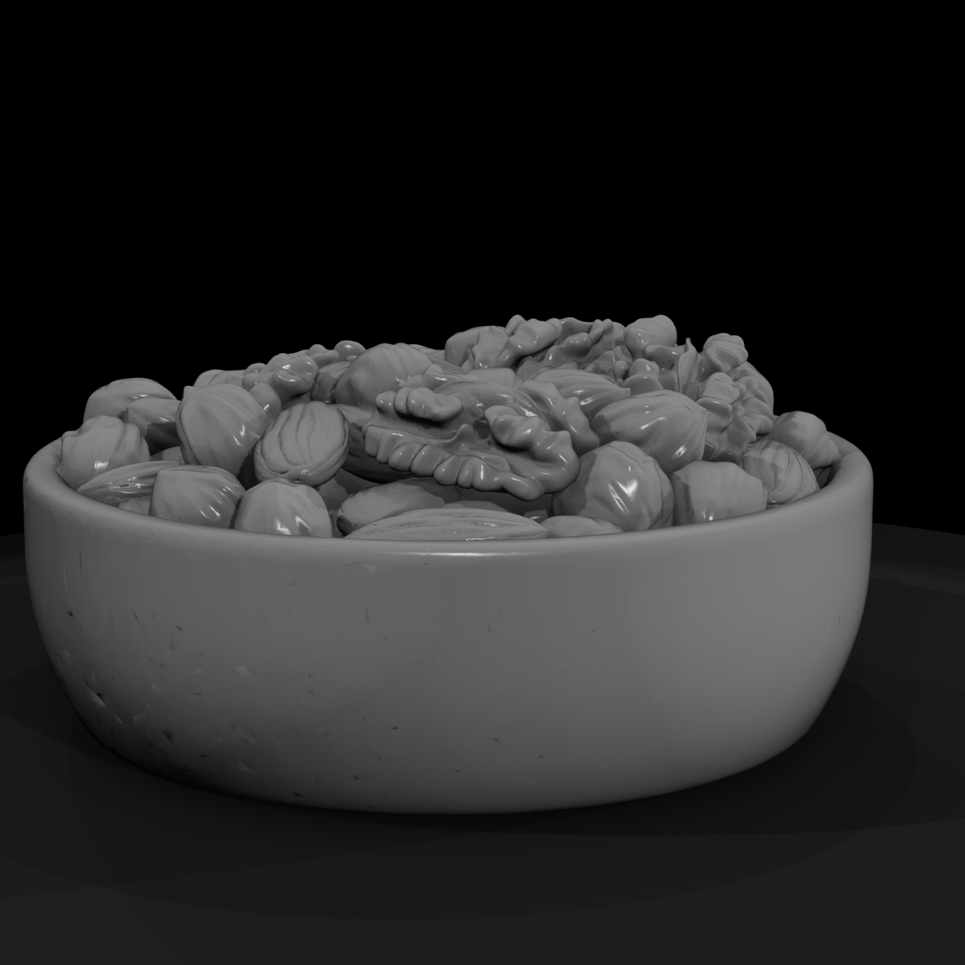 Miniature Bowl of Roasted Nuts