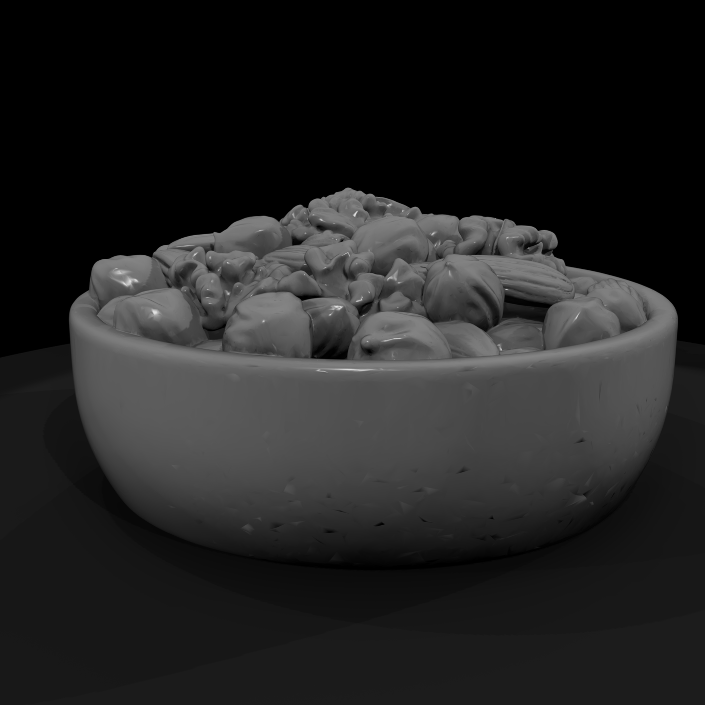 Miniature Bowl of Roasted Nuts