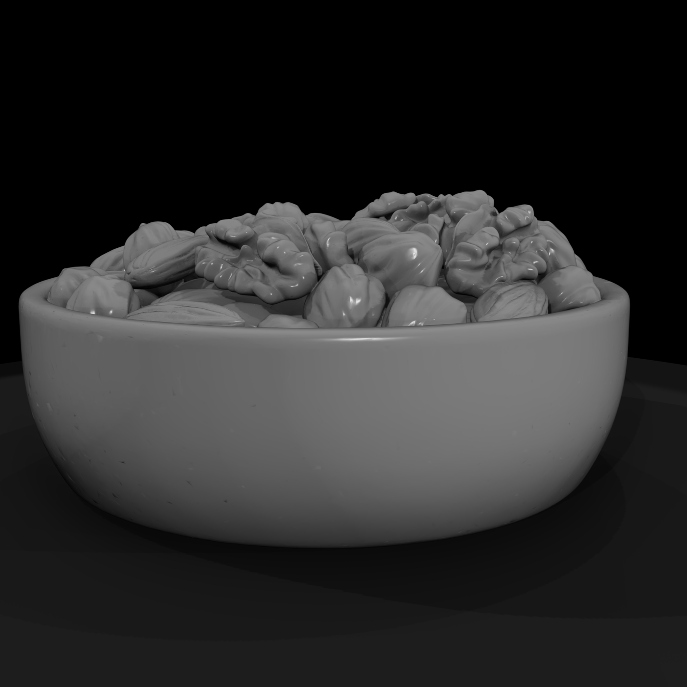 Miniature Bowl of Roasted Nuts