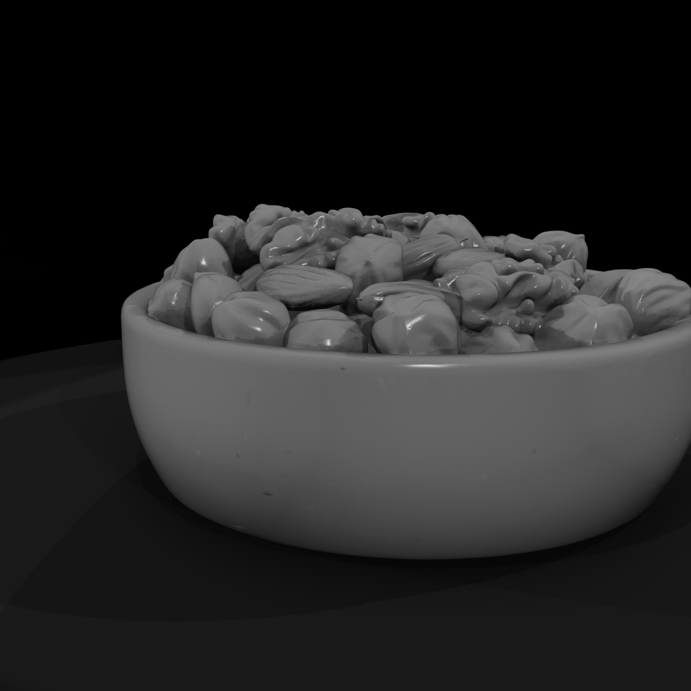 Miniature Bowl of Roasted Nuts