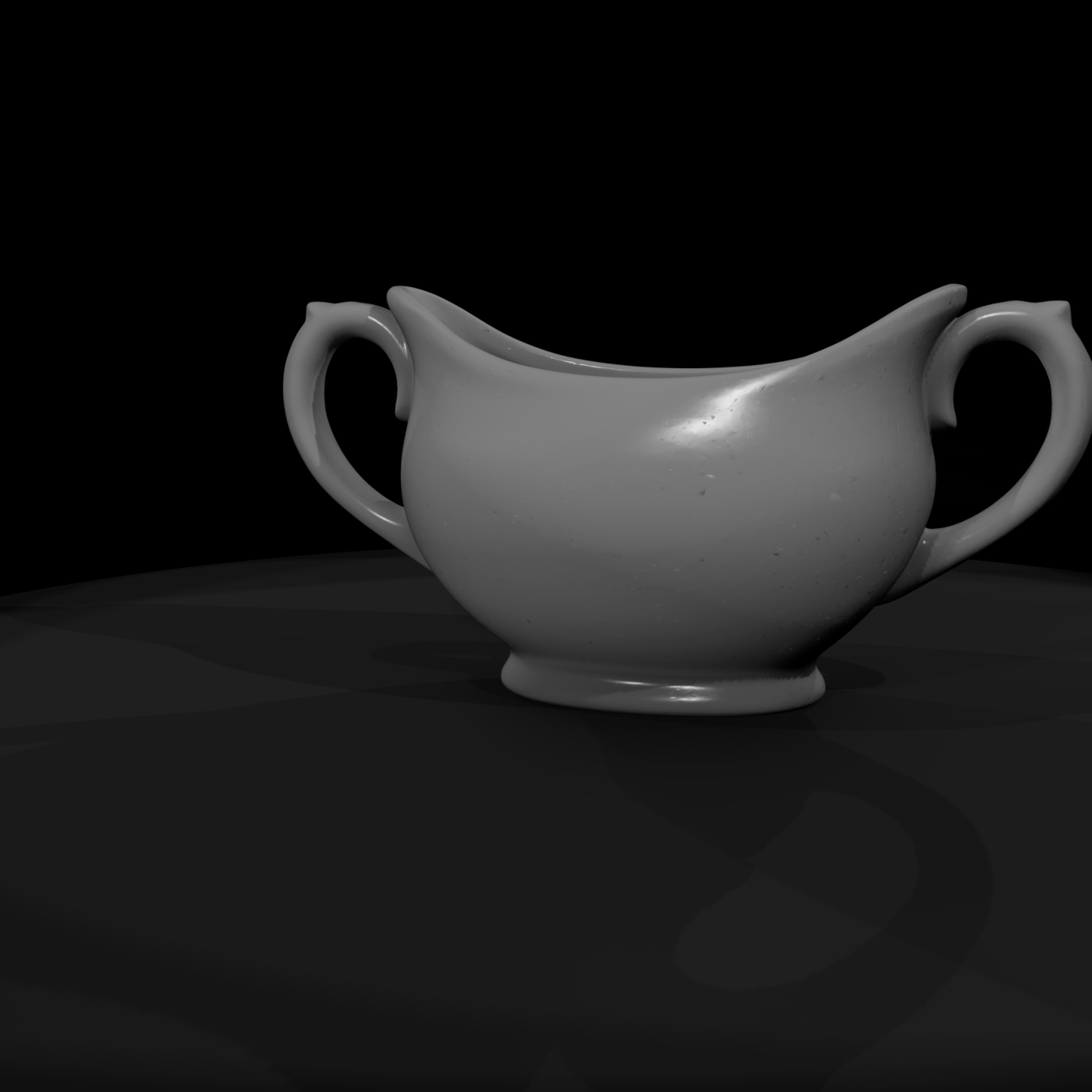 Victorian gravy boat miniature