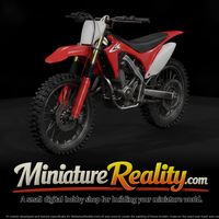 Honda CRF250F (2021) miniature, three-quarter view — thumbnail 3