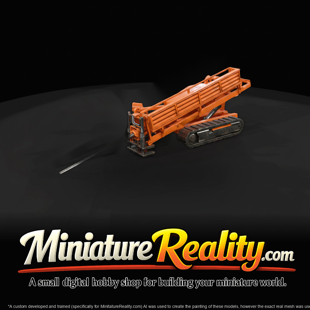 Horizontal Directional Drilling Machine (Miniature 3D Printable)