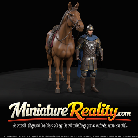 horse with saddle