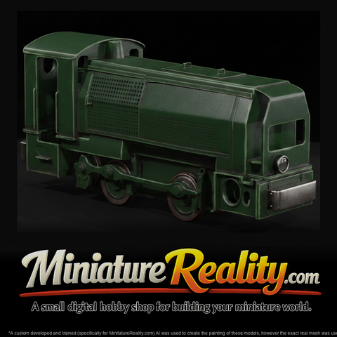 Industrial Narrow-Gauge Locomotive