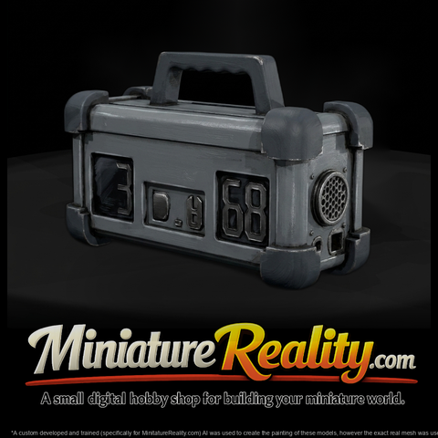Industrial Portable Digital Scoreclock — 3D Printable Miniature