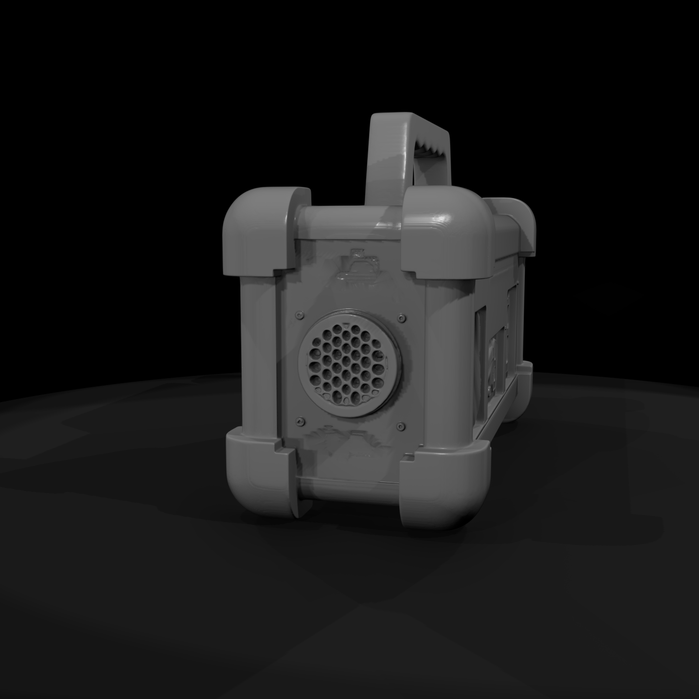 Industrial Portable Digital Scoreclock — 3D Printable Miniature