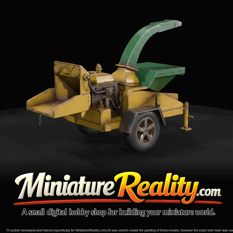 Industrial Wood Chipper Machine (estimated)