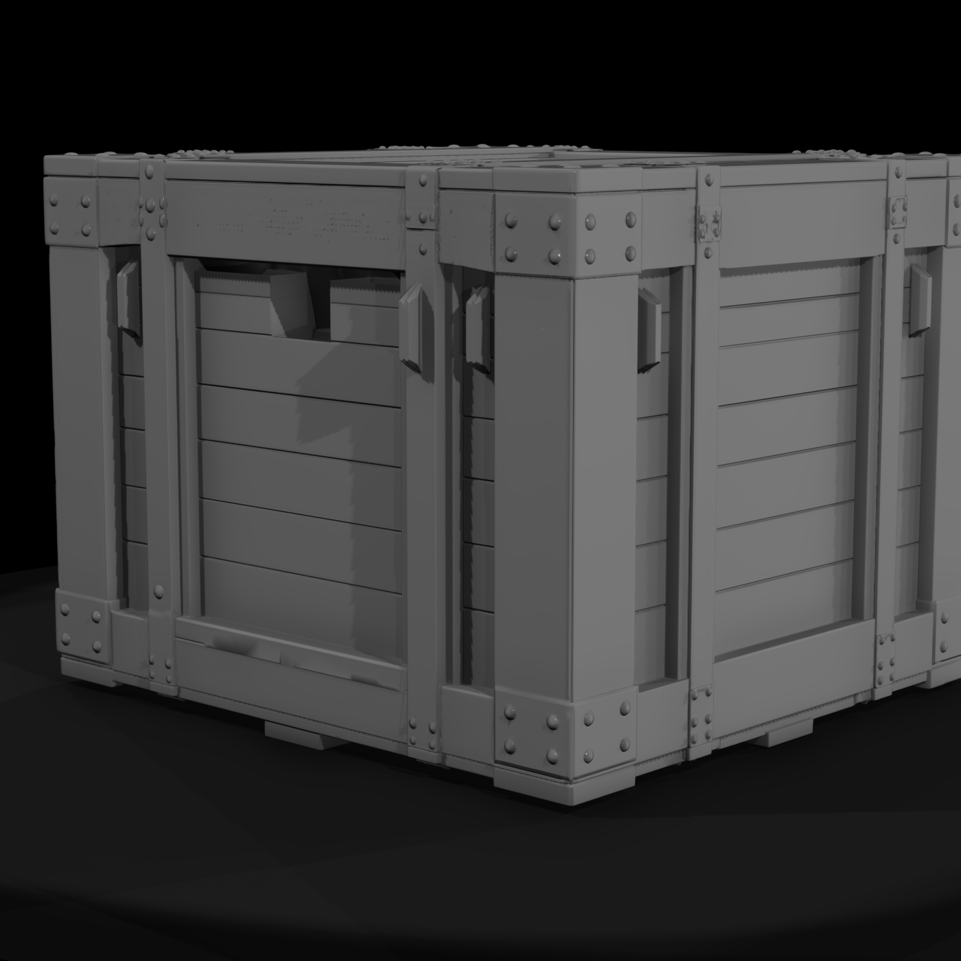 Industrial Wooden Shipping Crate (HO /
