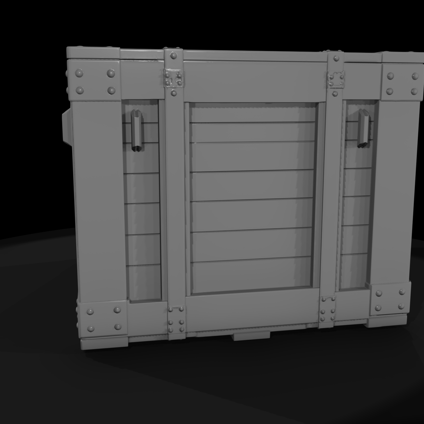 Industrial Wooden Shipping Crate (HO /