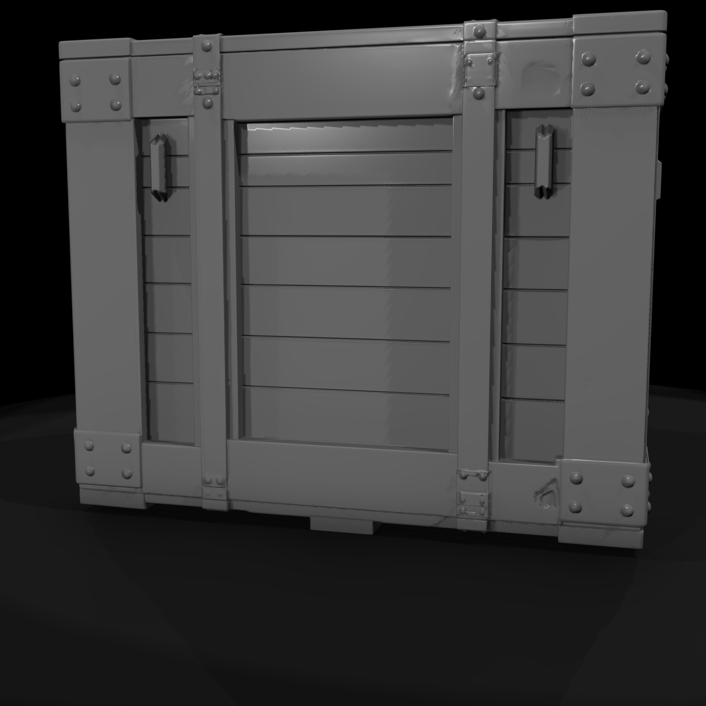 Industrial Wooden Shipping Crate (HO /