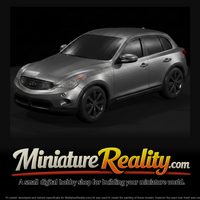 Infiniti EX (2009) miniature, three-quarter view — thumbnail 3