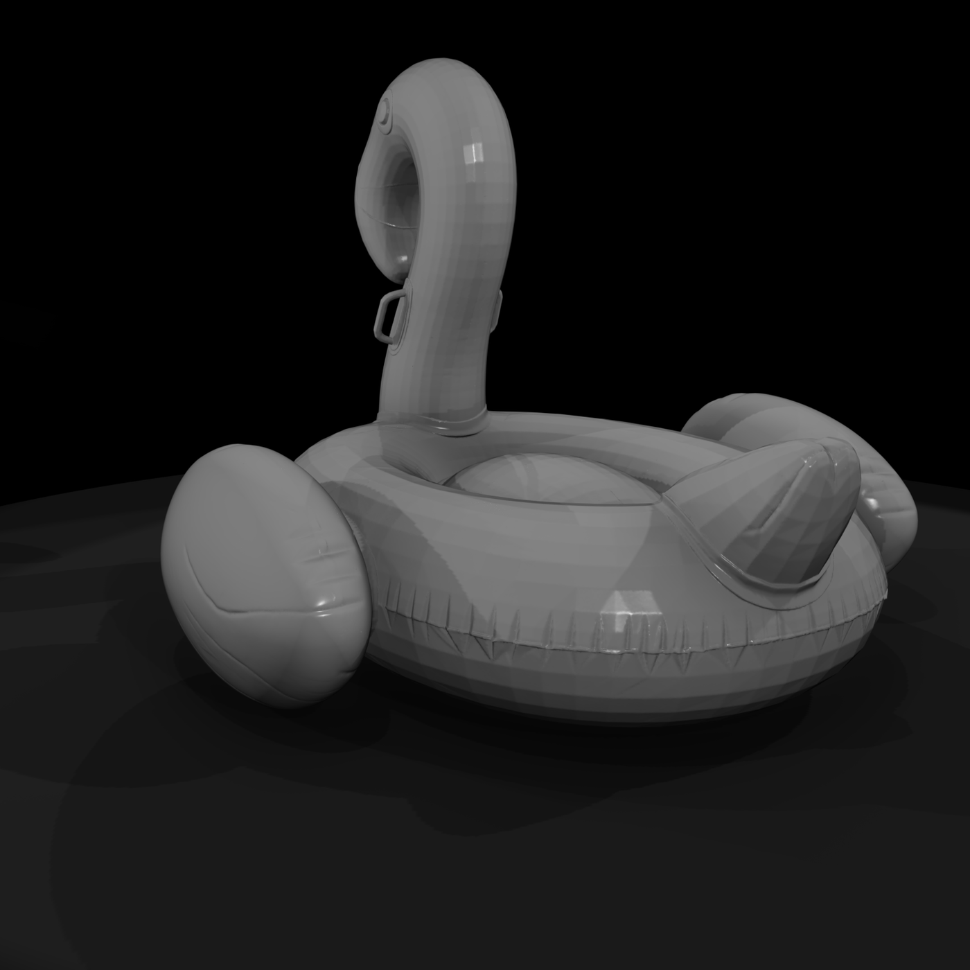 Inflatable Pool Float (3D Printable Miniature)