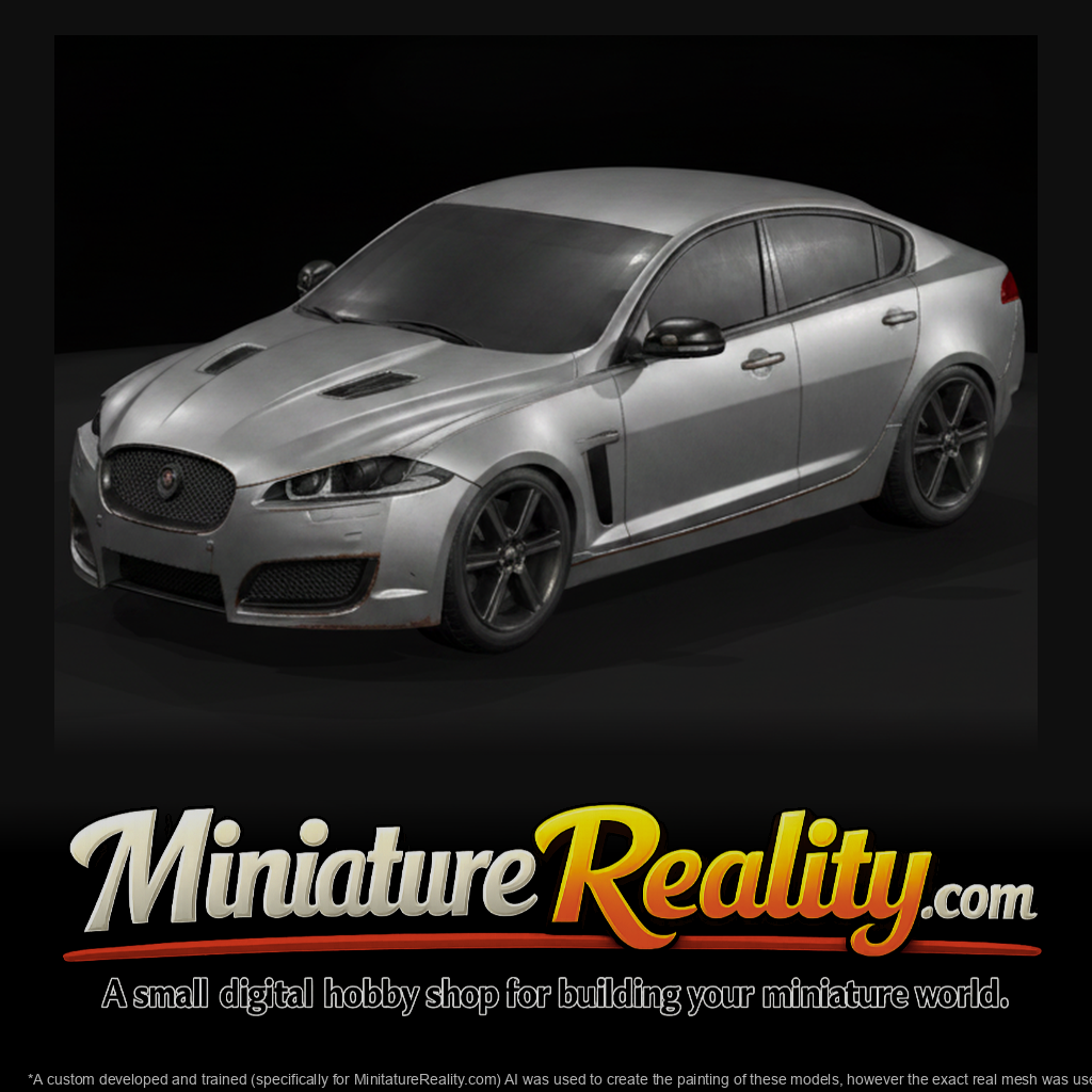 Jaguar XFR 2011 miniature, three-quarter view