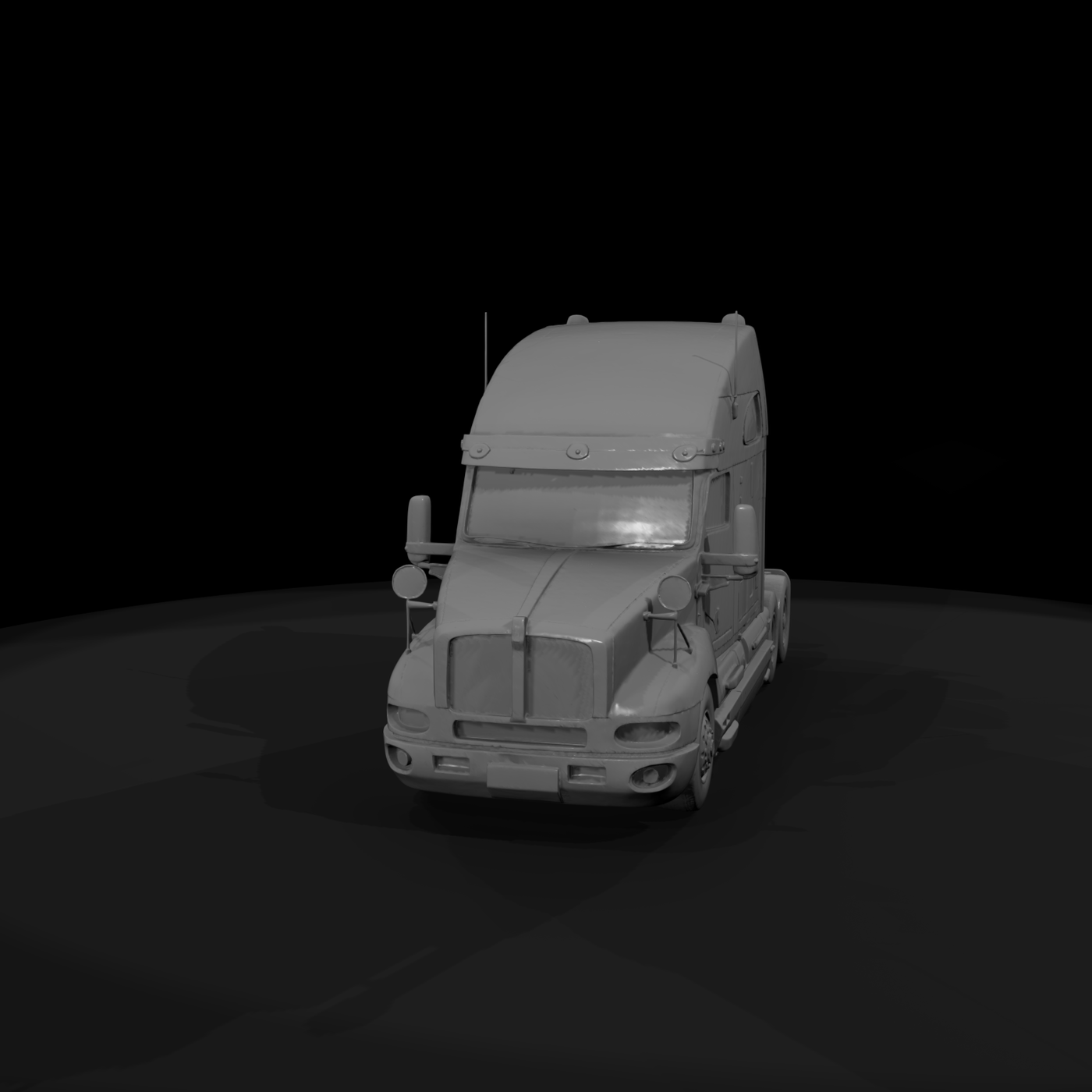 Kenworth T2000 Sleeper Cab Tractor Truck (2010) - 3D Printable Model