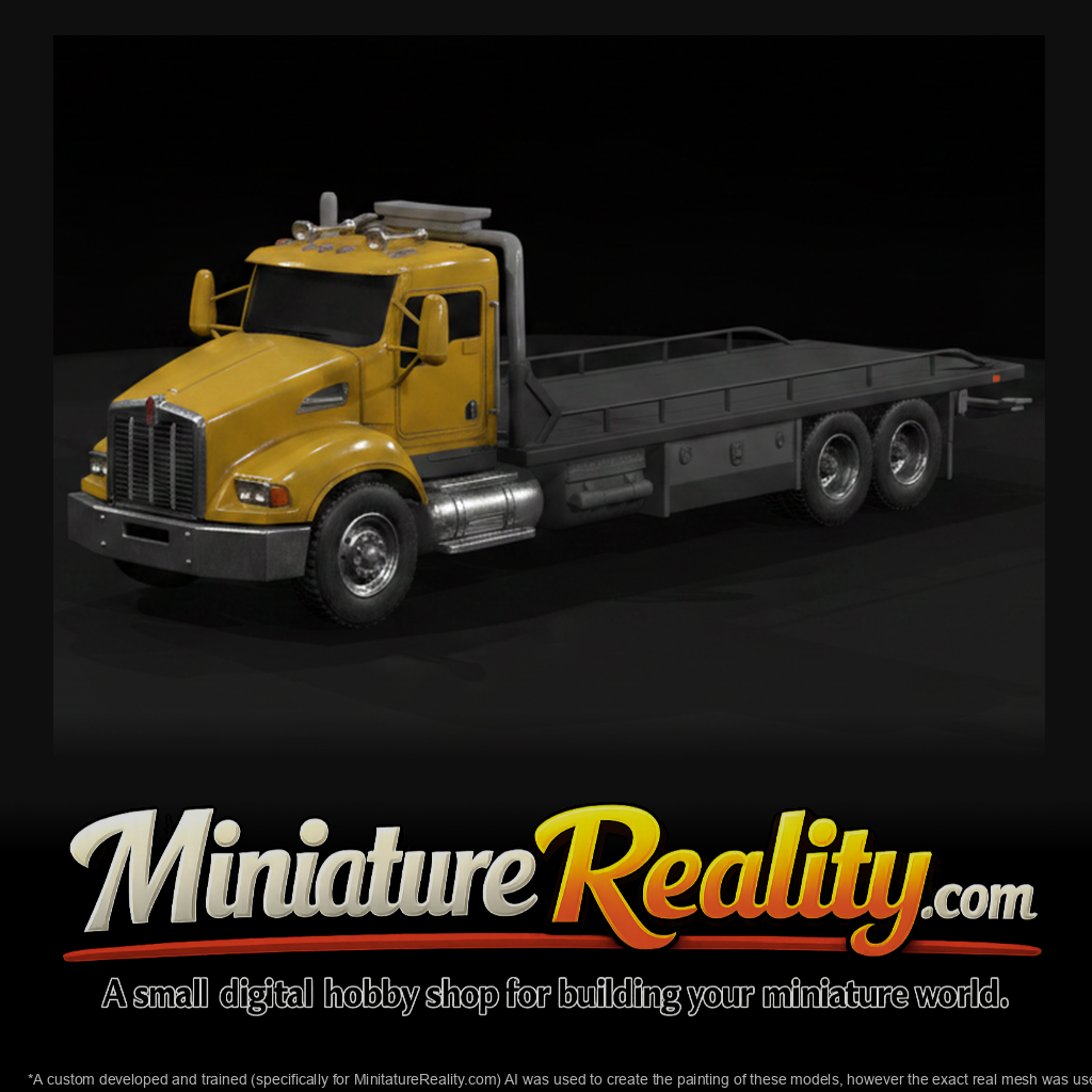 Kenworth T440 Tow Truck miniature, three-quarter view