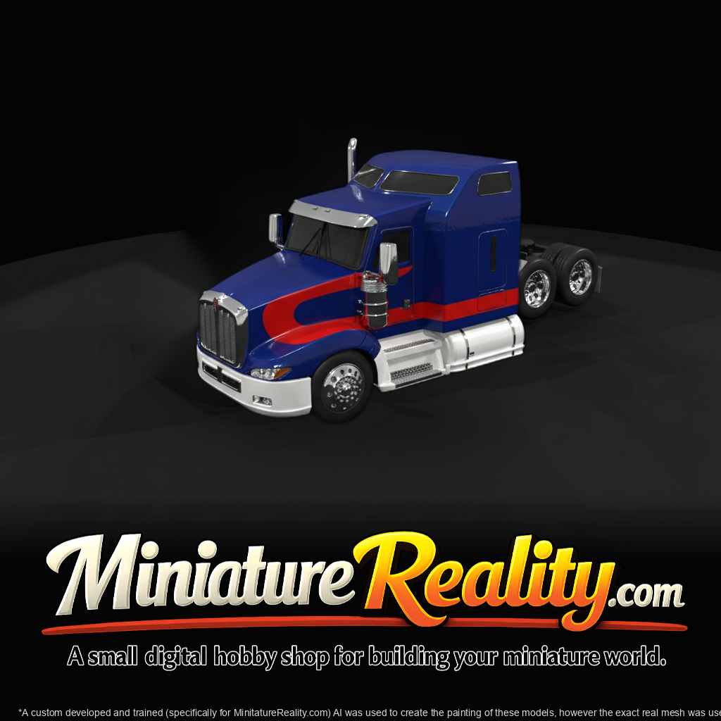 Kenworth T660 3D Printable Truck Miniature