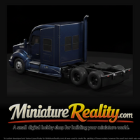 Kenworth T680 Long Cab miniature, three-quarter view — thumbnail 2