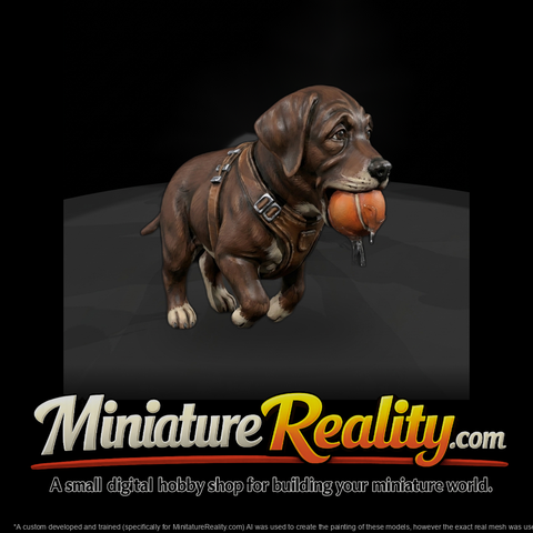 Labrador Puppy Miniature — Sculpted 3D-Printable Model