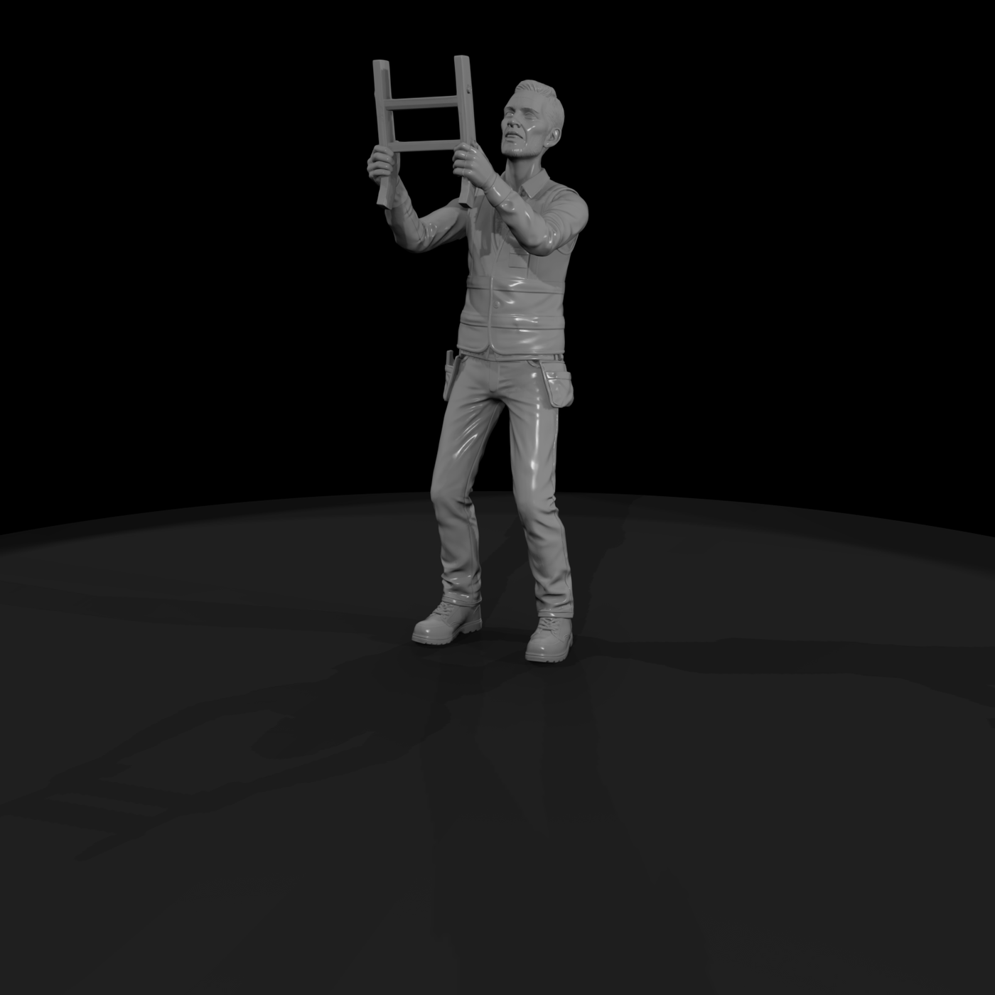 Landscaper Figure