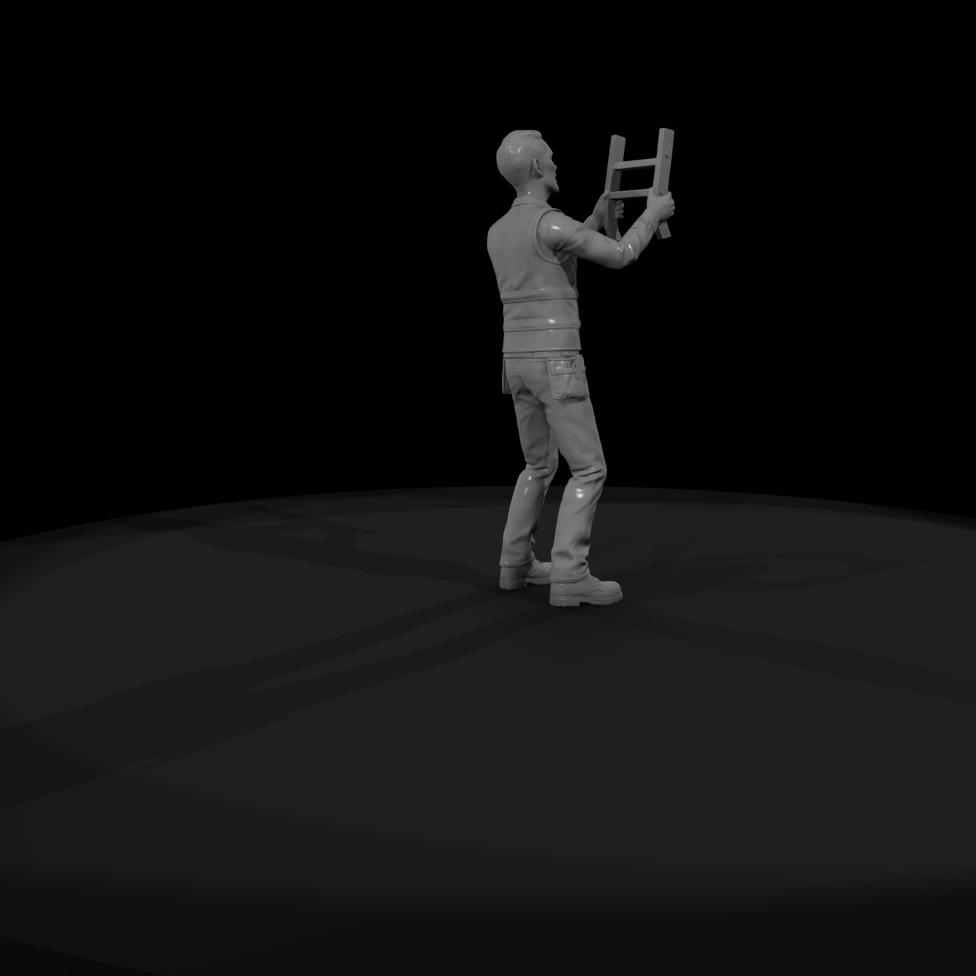 Landscaper Figure