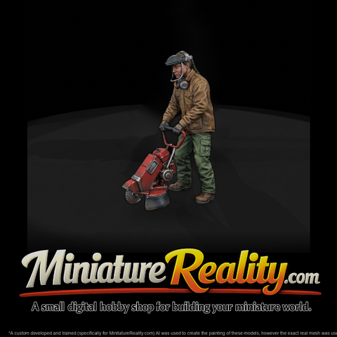 Stump Grinder Operator with Compact Stump Grinder