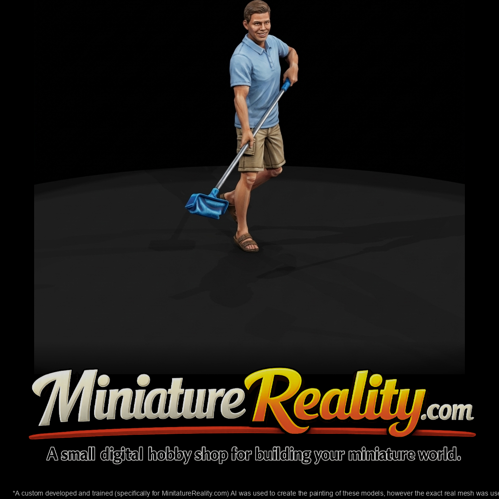 Pool Technician Figure — , Pool Service Worker