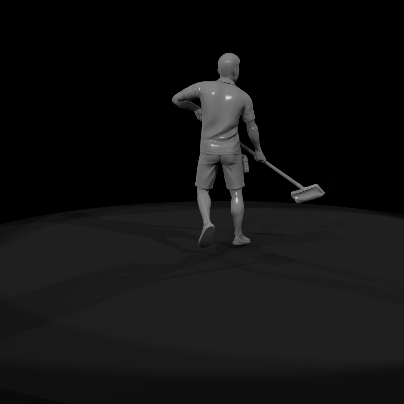 Pool Technician Figure — , Pool Service Worker