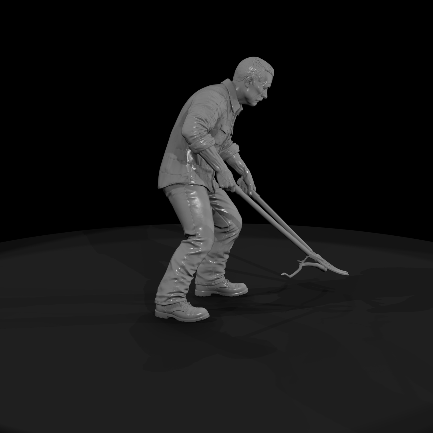 Gardener with Loppers