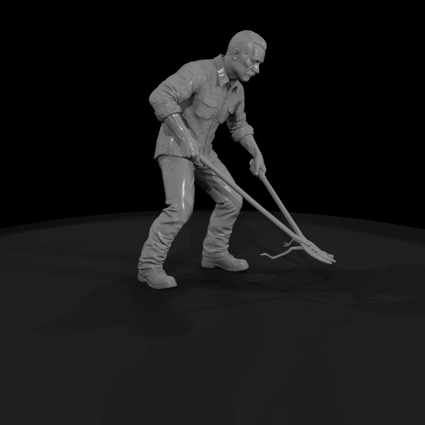 Gardener with Loppers