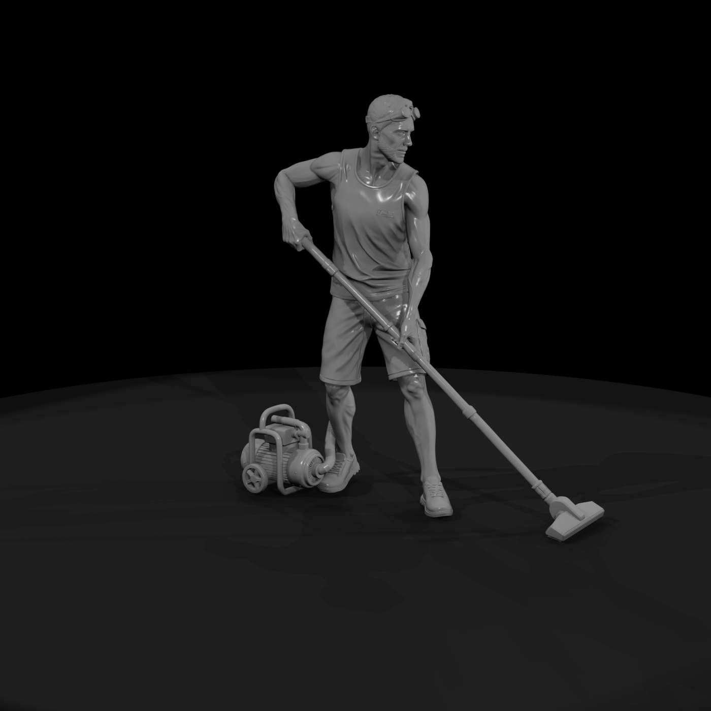 Pool Technician Figure