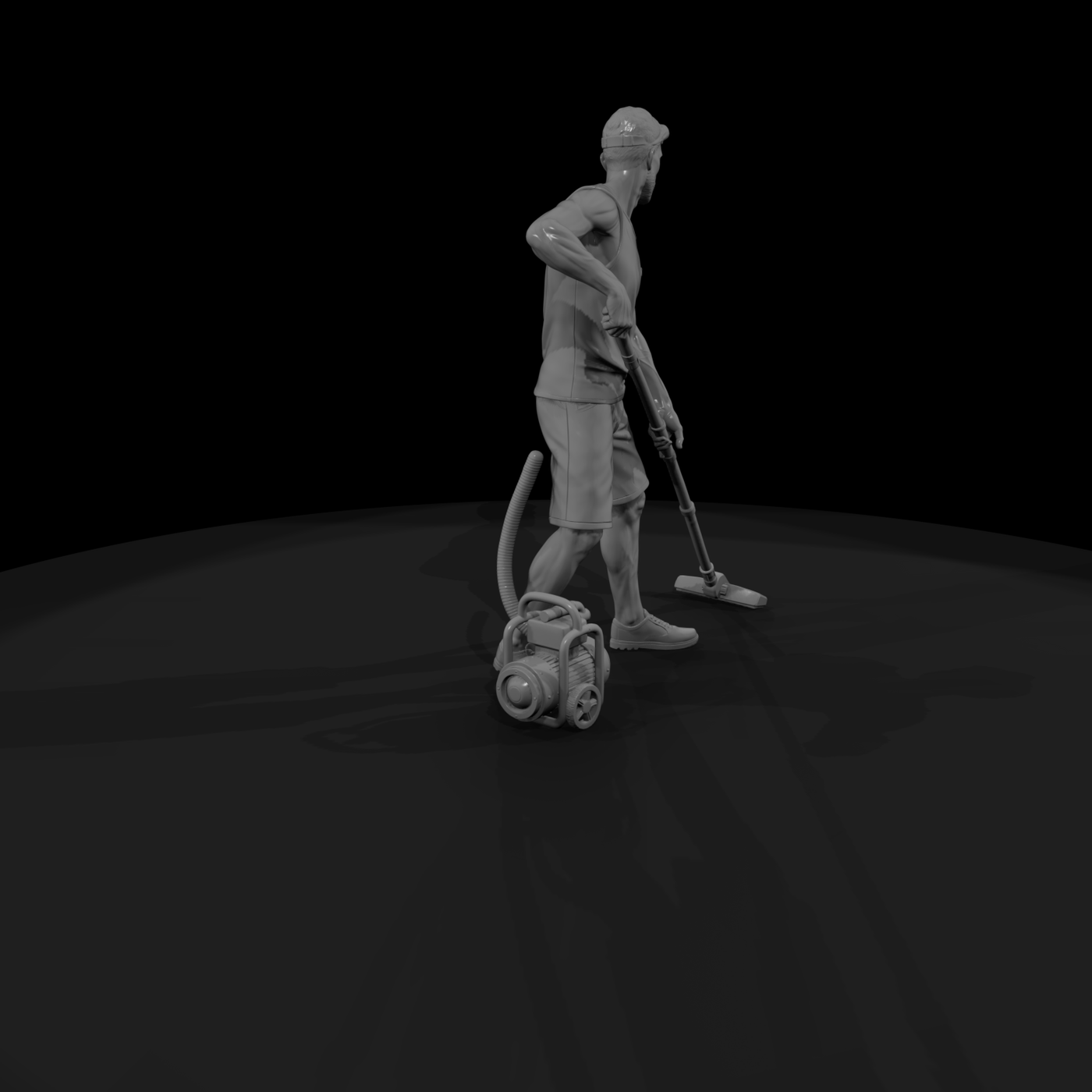 Pool Technician Figure