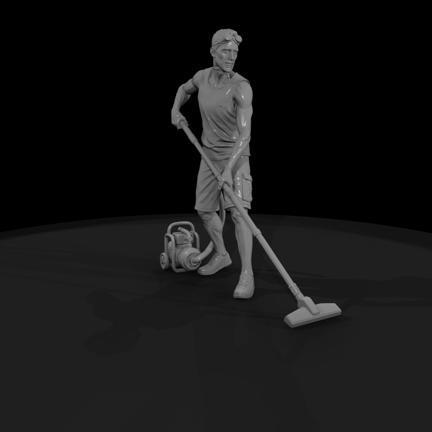 Pool Technician Figure