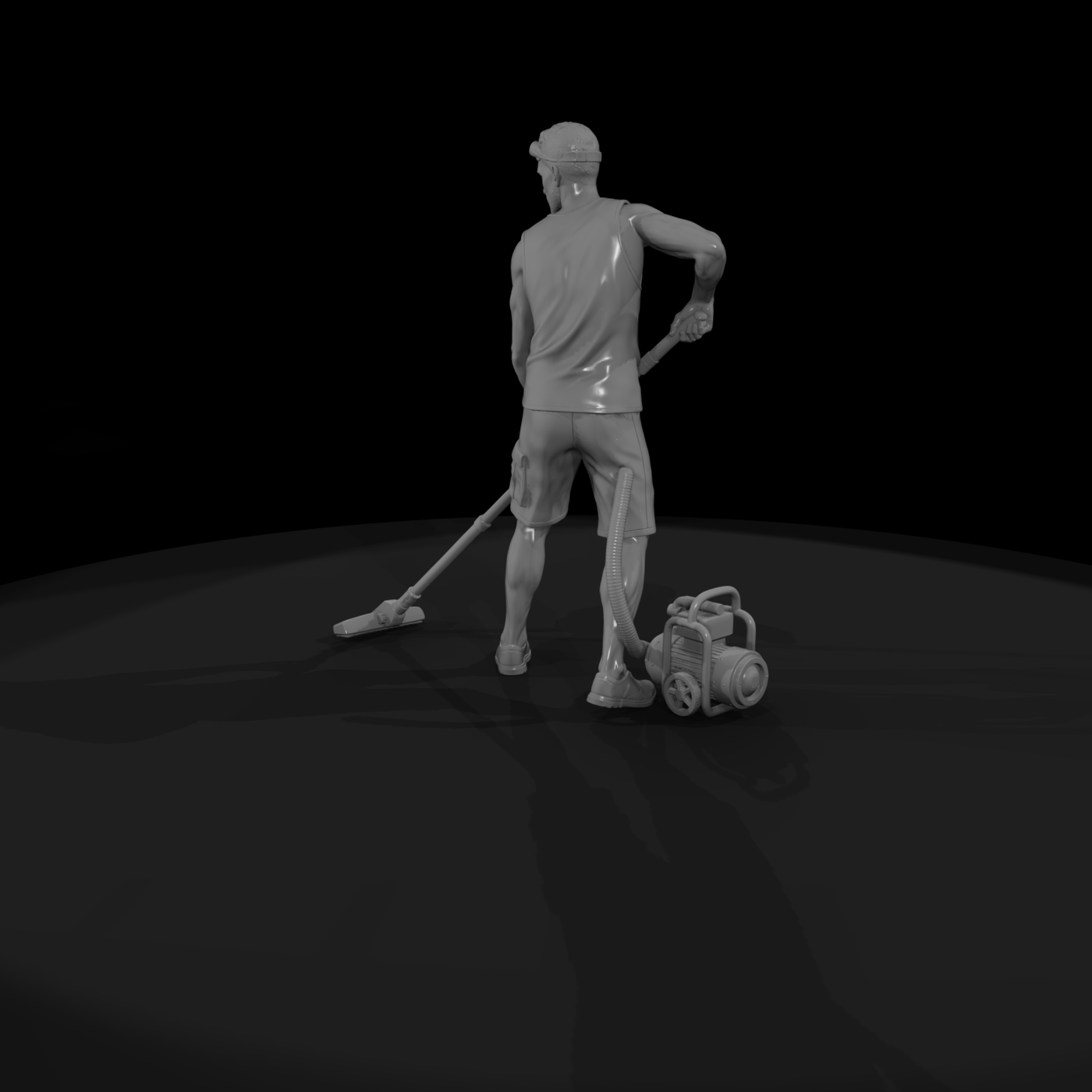 Pool Technician Figure