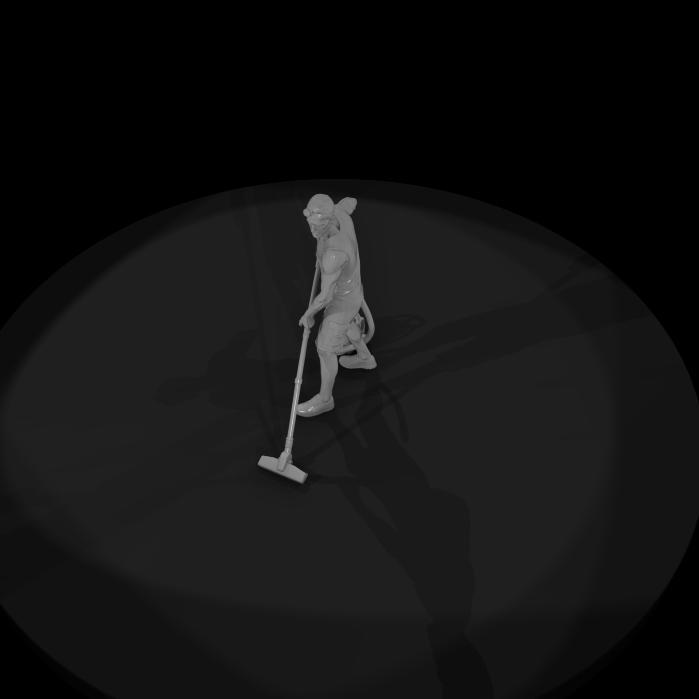 Pool Technician Figure