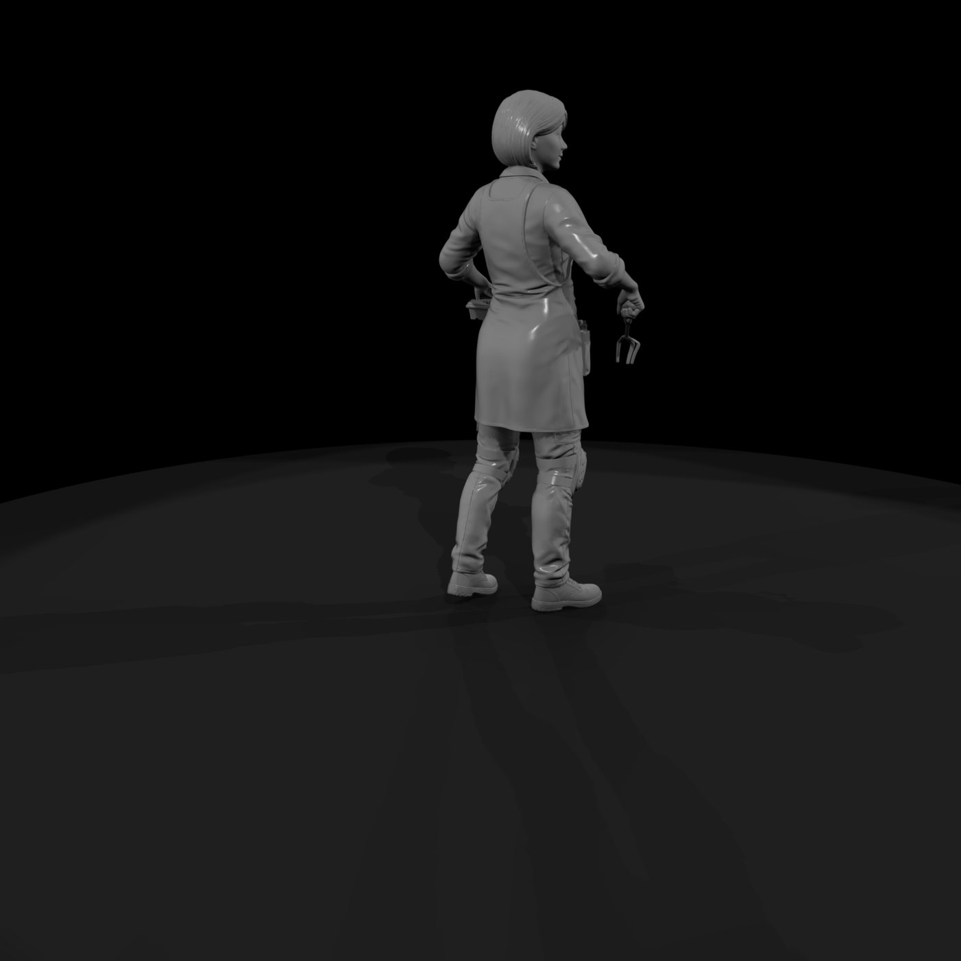 Kneeling Gardener Figure