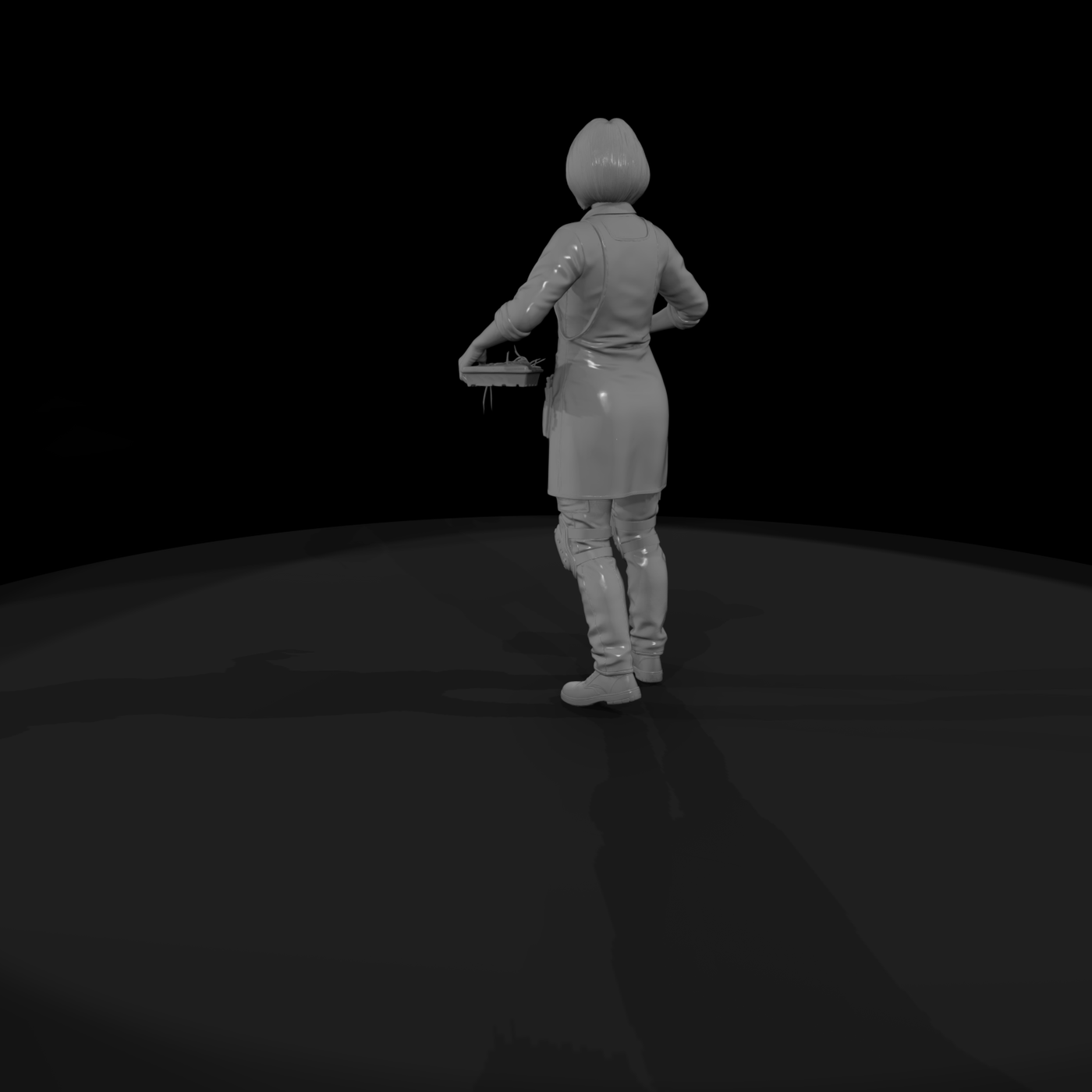 Kneeling Gardener Figure