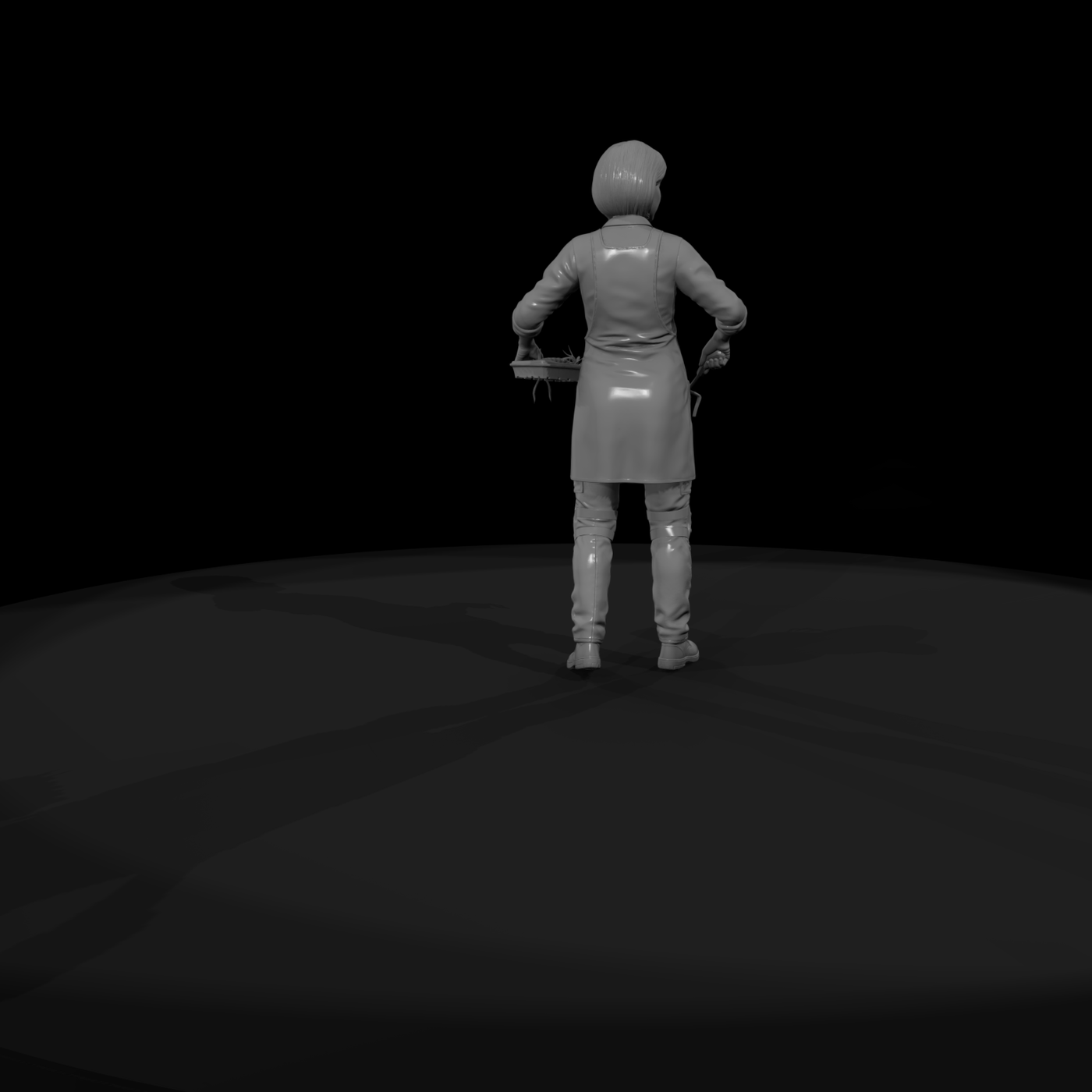 Kneeling Gardener Figure