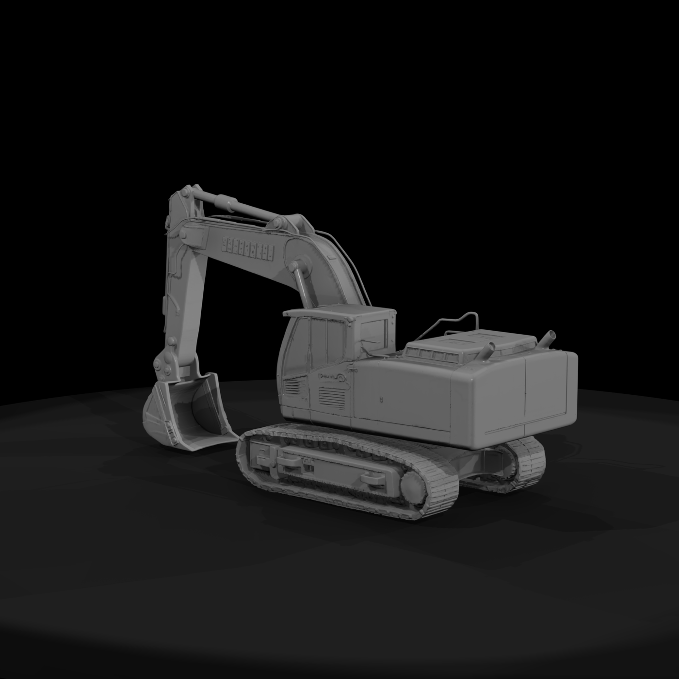 Liebherr 936 Excavator — 3D Printable Miniature
