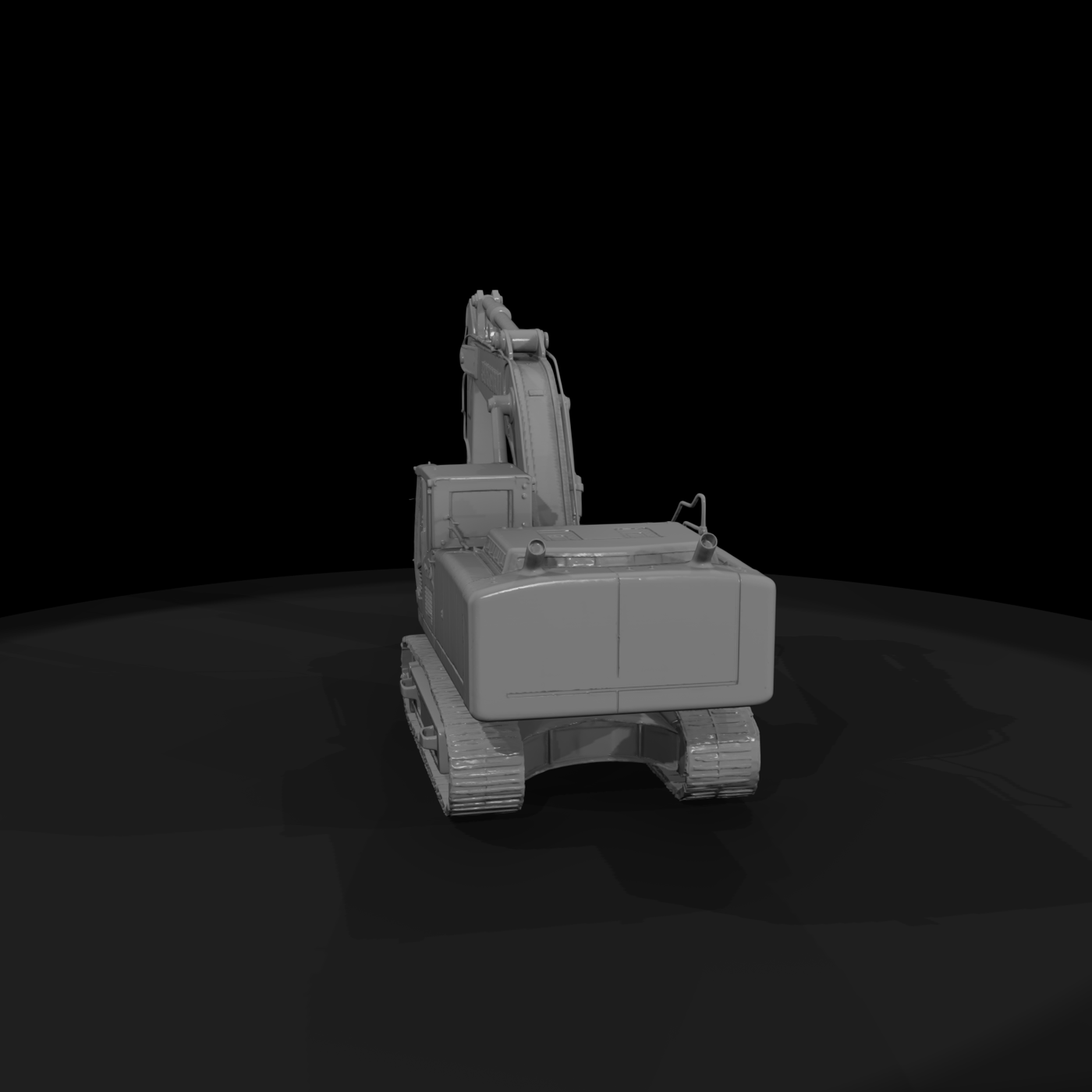 Liebherr 936 Excavator — 3D Printable Miniature