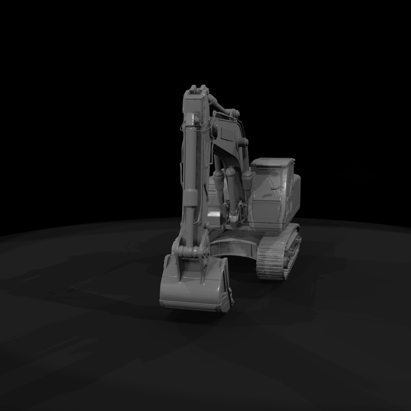 Liebherr 936 Excavator — 3D Printable Miniature