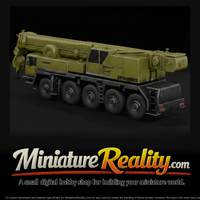 Liebherr LTM 1120-120t Mobile Crane miniature, three-quarter view — thumbnail 3