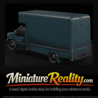 Light duty box truck miniature, three-quarter view — thumbnail 4