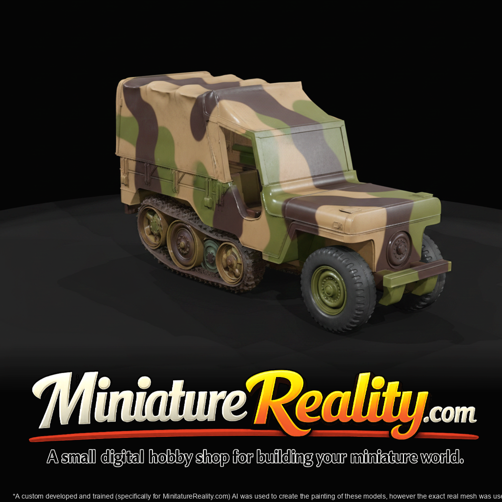 Litter Carrier Vehicle Rh Side View (estimated)