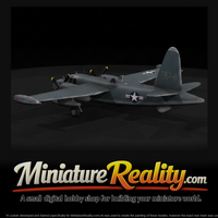 Lockheed P-2 Neptune miniature, three-quarter view — thumbnail 3