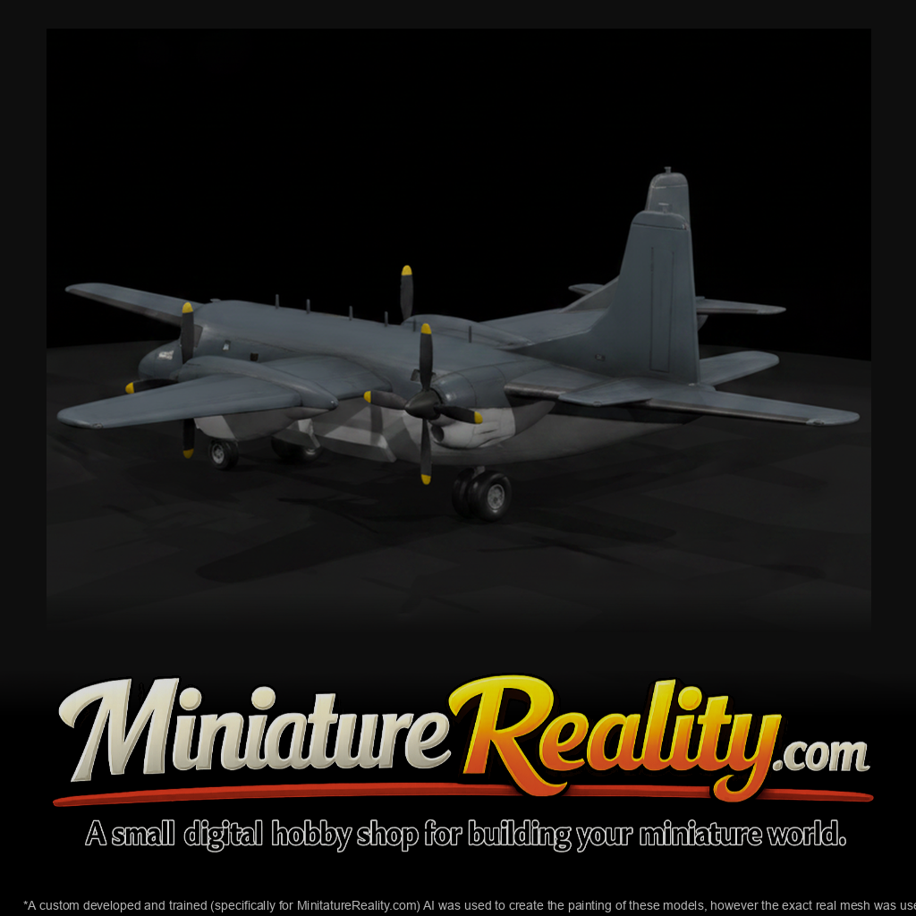 Lockheed P-3C Orion miniature, three-quarter view